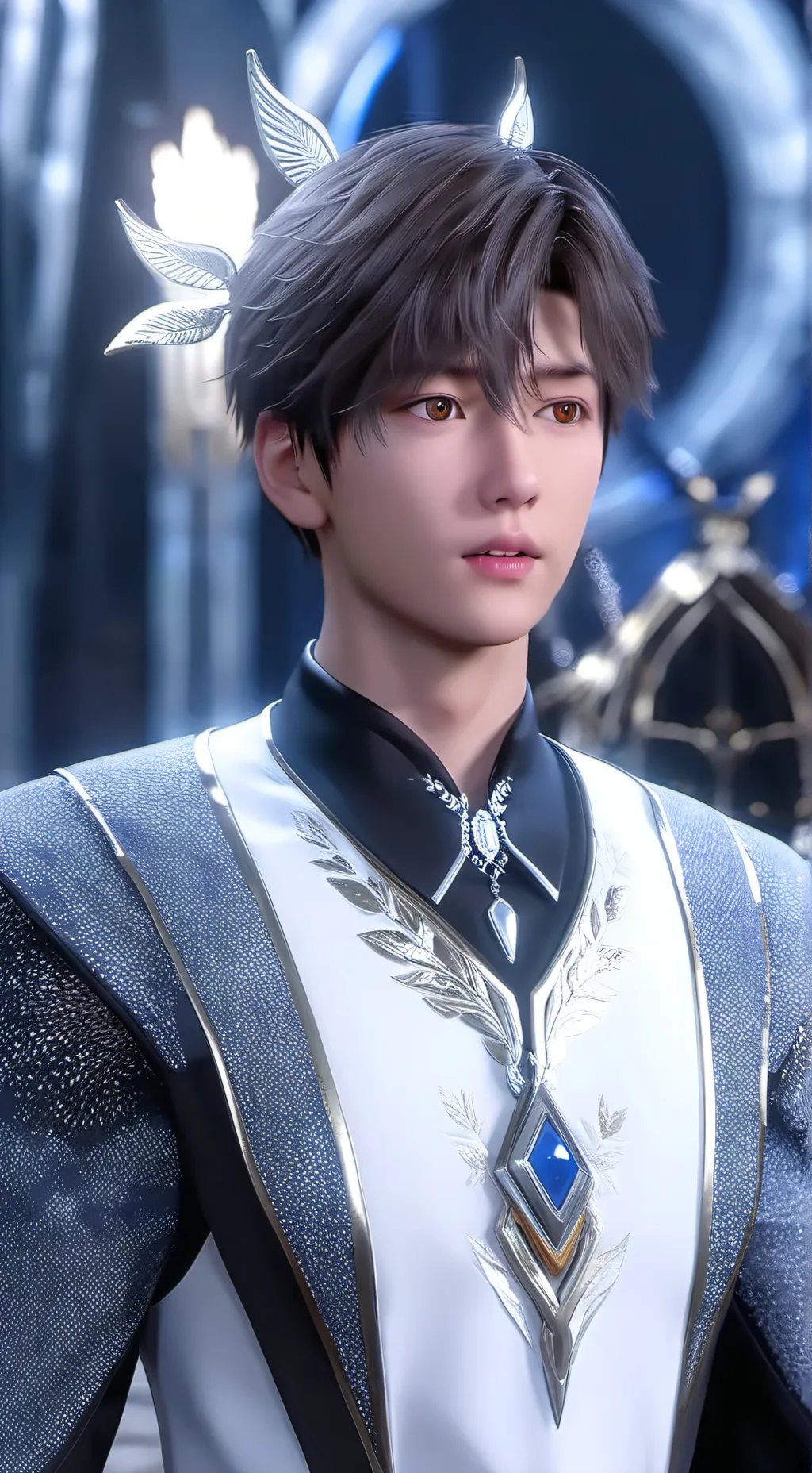ai character: leon background