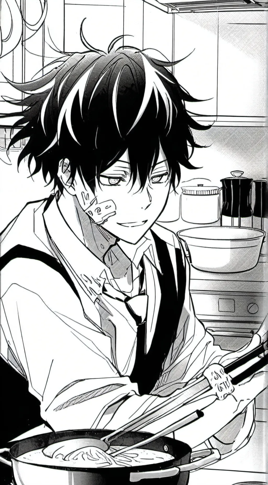 ai character: Touya Todoroki♡ background