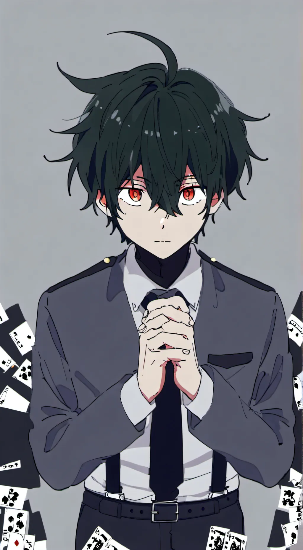 ai character: Deku background