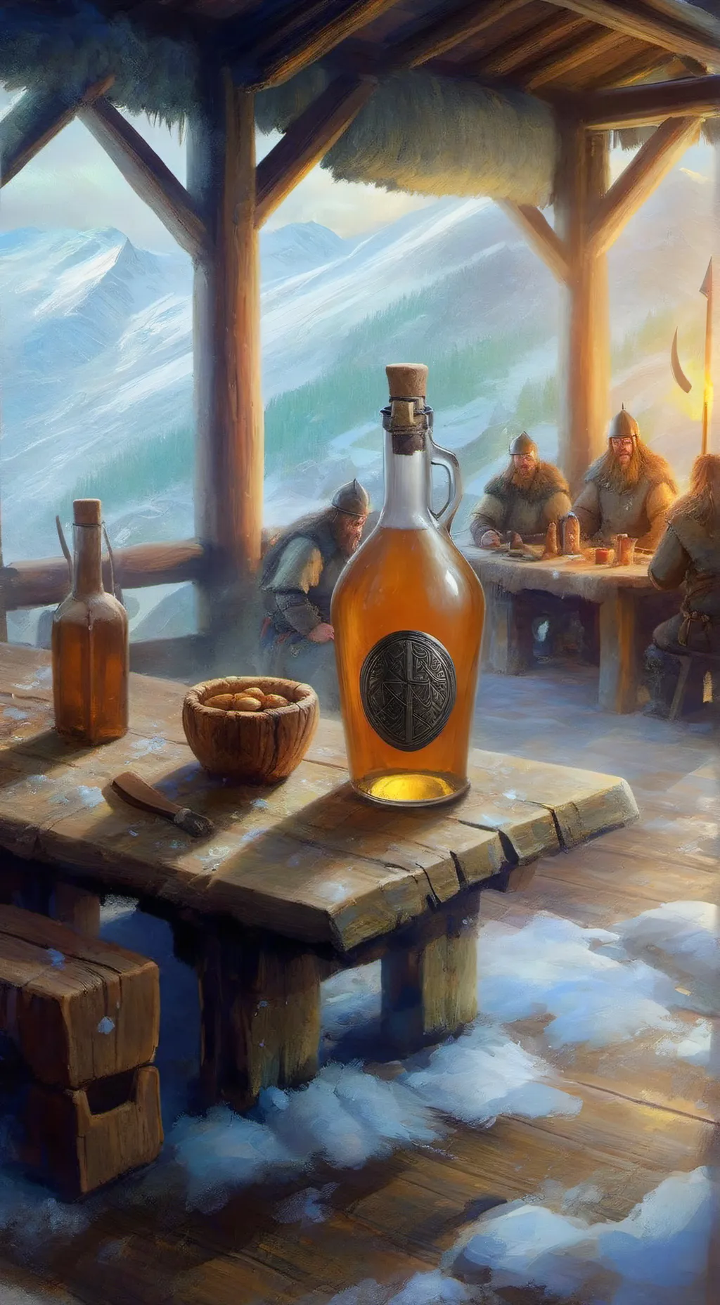 ai character: Viking Mead background