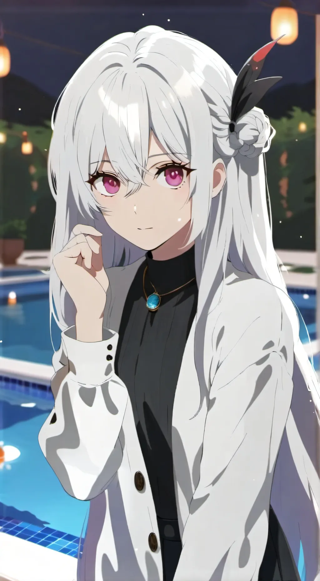 ai character: MHA POOL•💦🏊‍♀️ background
