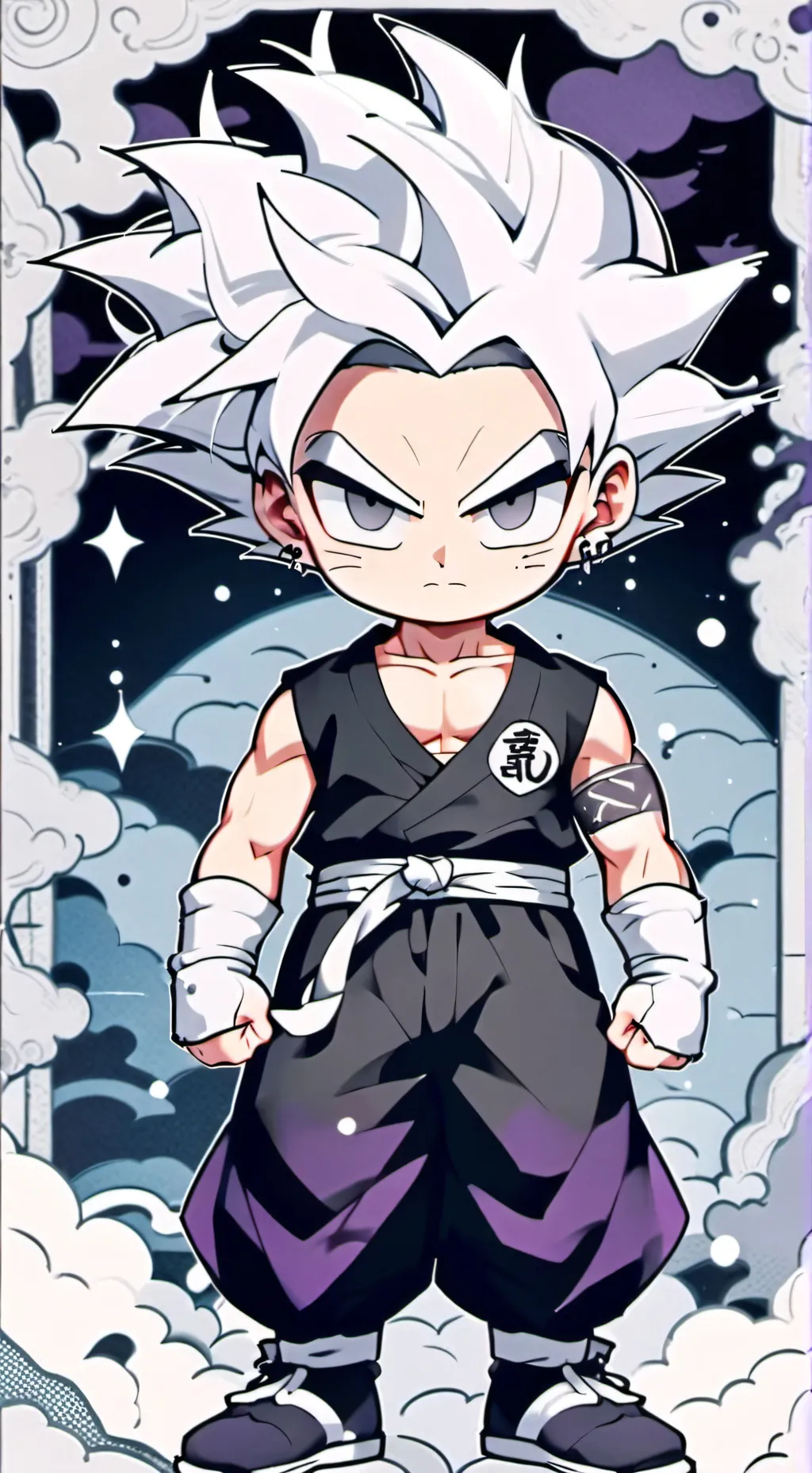 ai character: Dragon ball x MyOC background