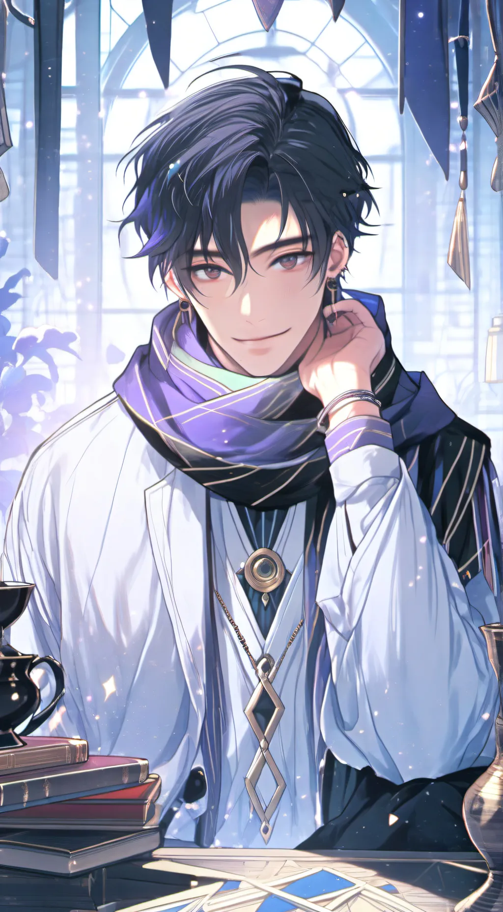 ai character: Milo the Magician background
