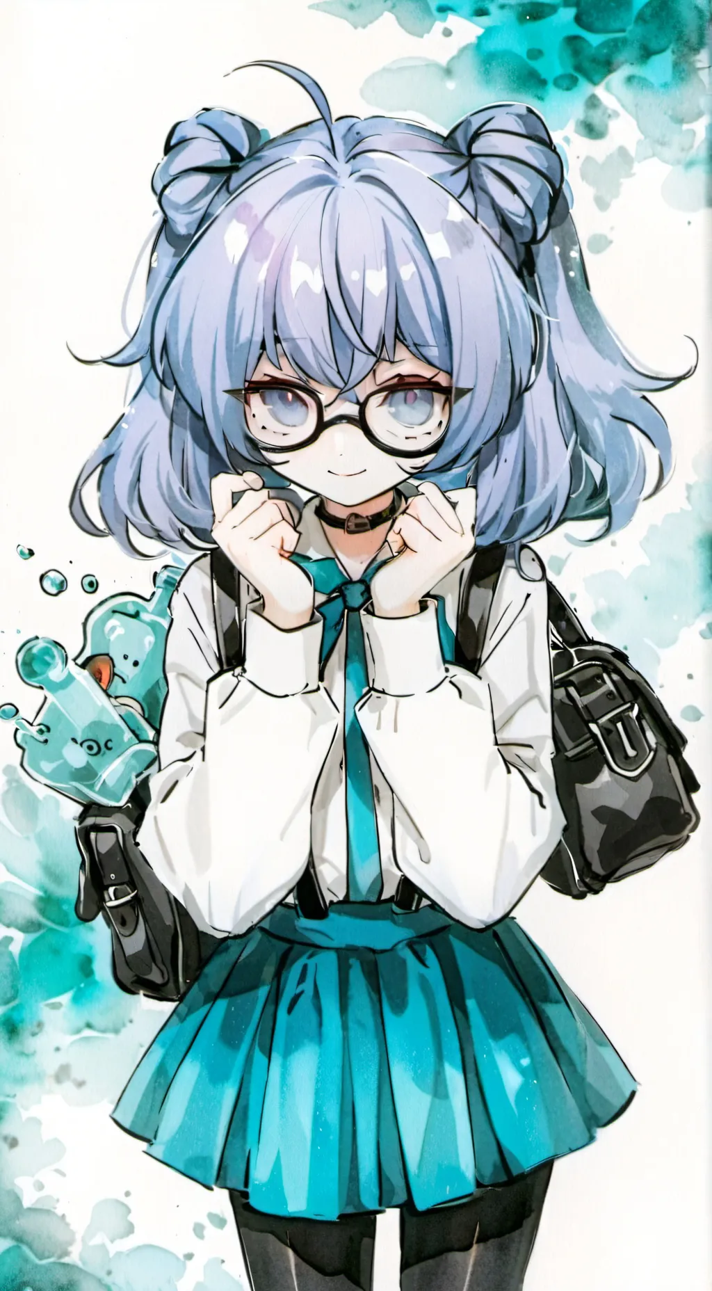 ai character: Uzi  background