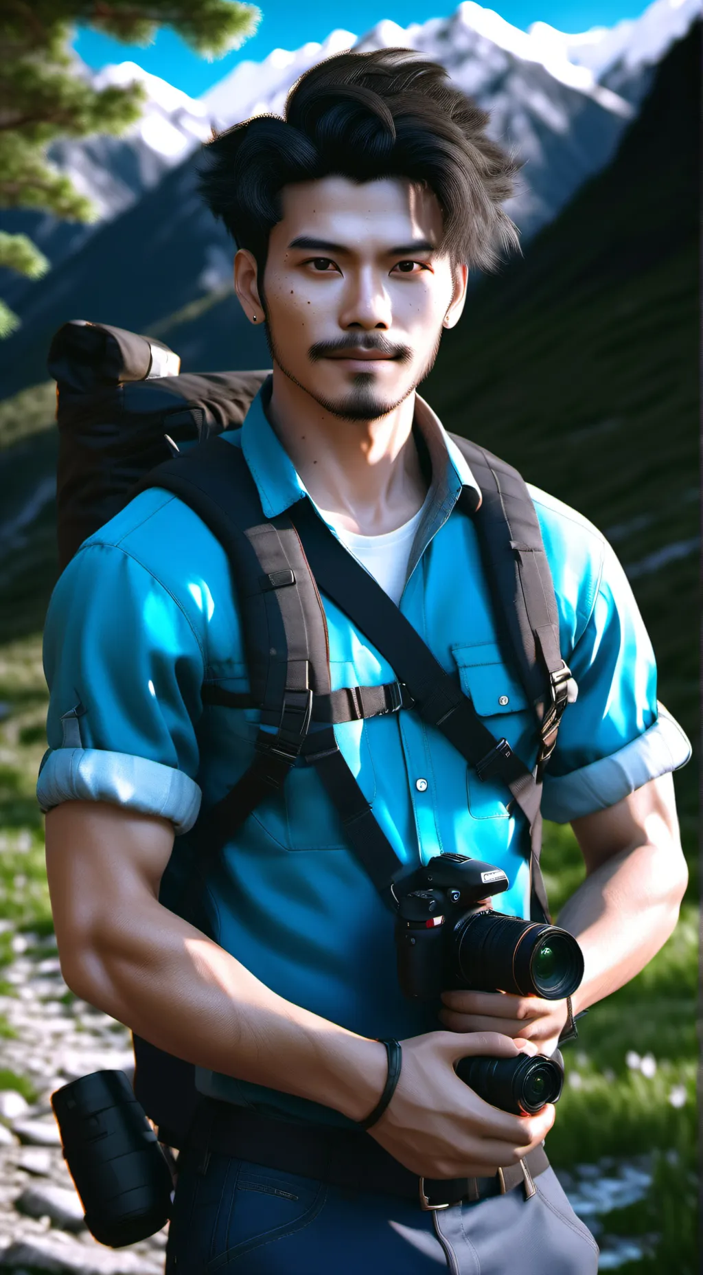 ai character: Reaction time background