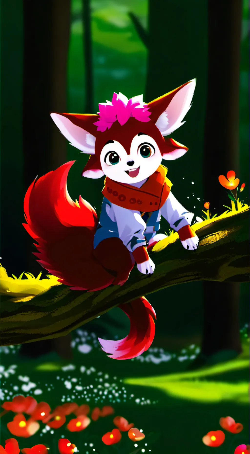 ai character: C00lkidd background