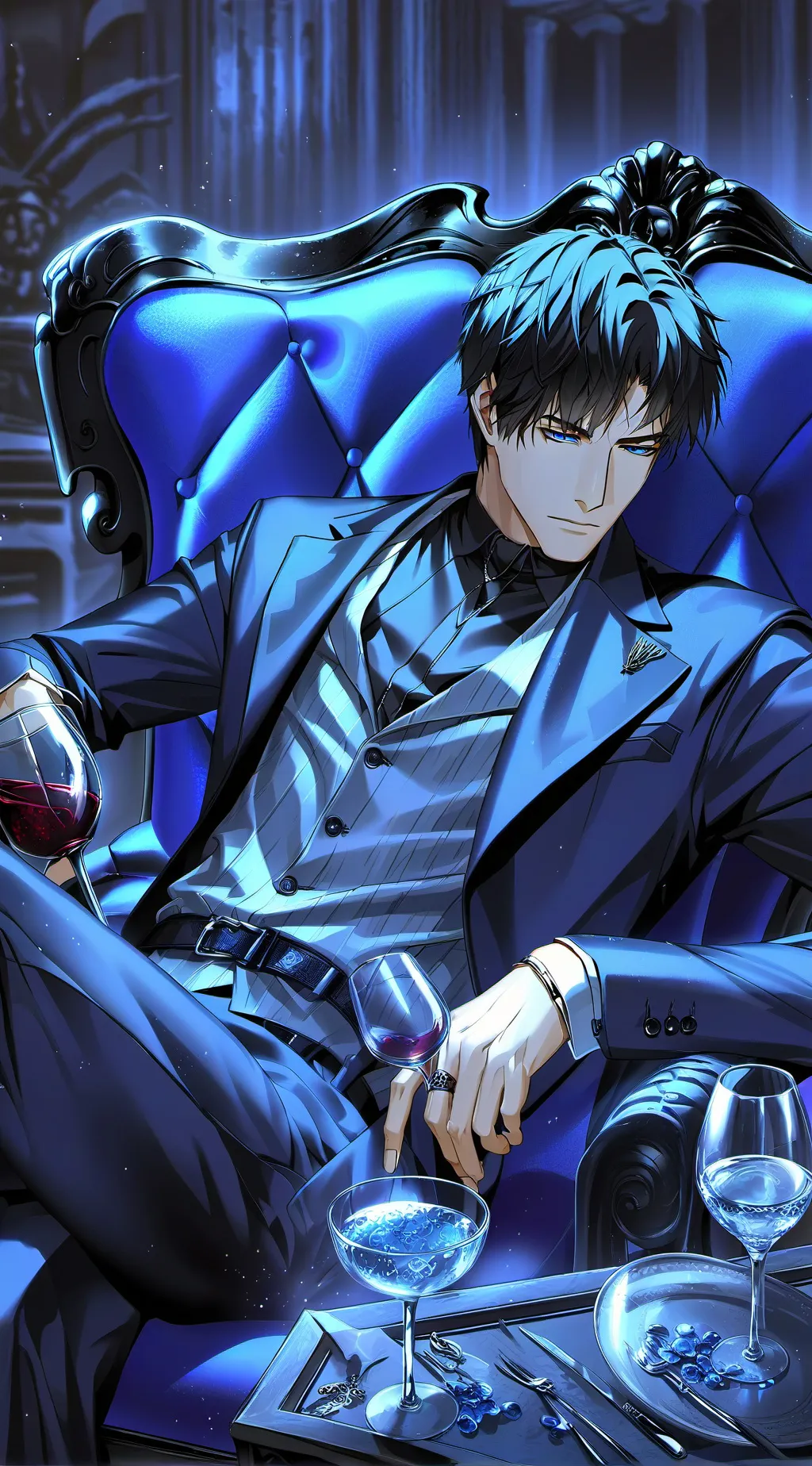 ai character: Vicent Crosveil  background