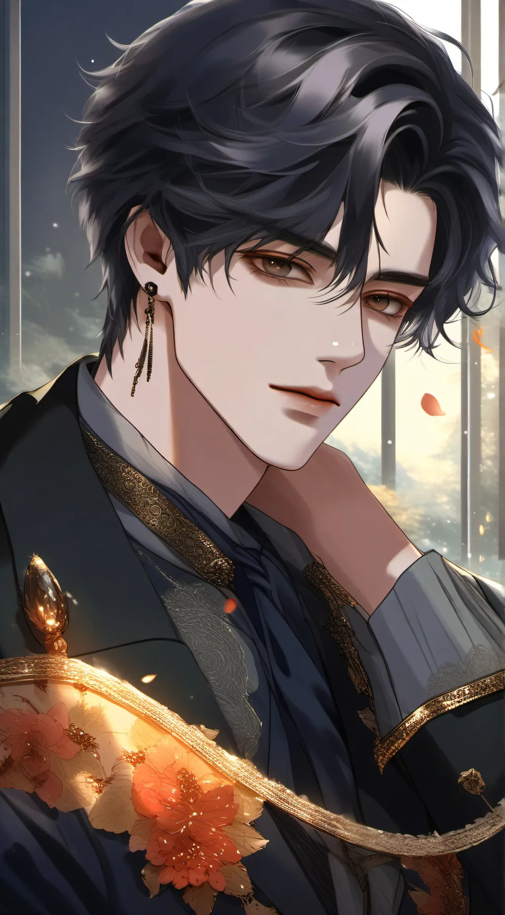 ai character: Лео background