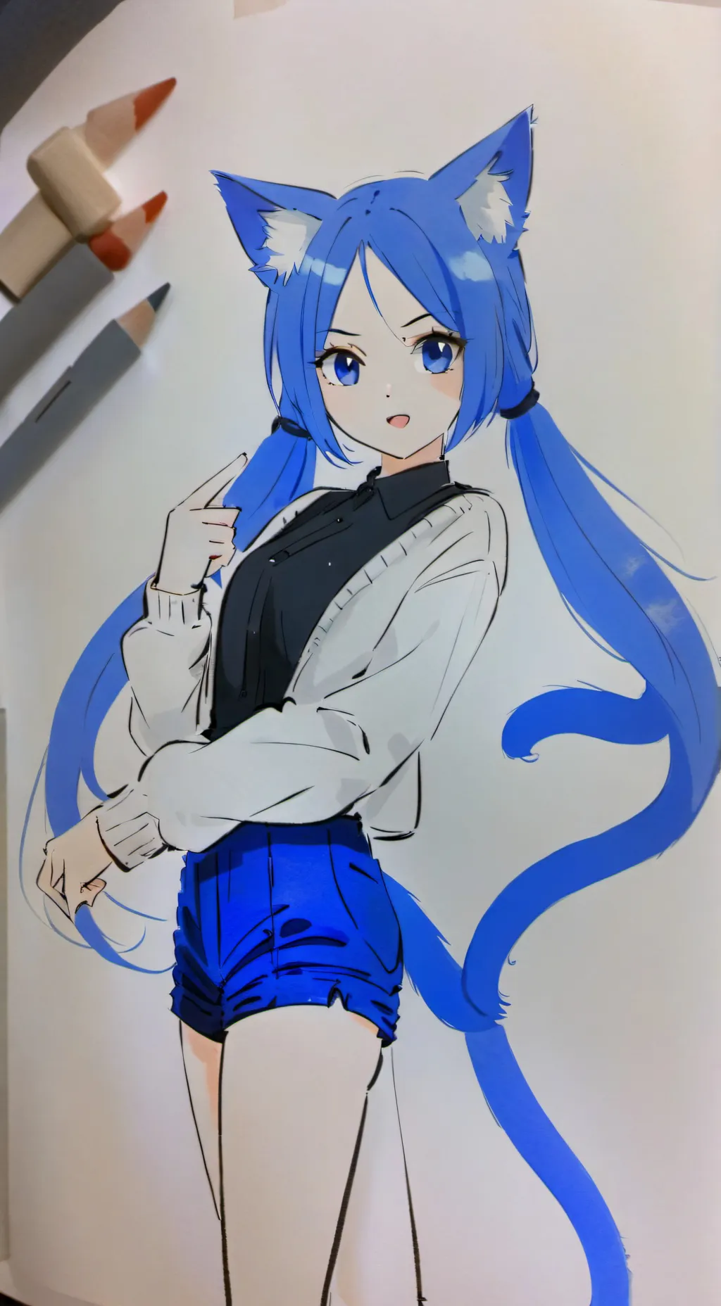 ai character: 🐱Minxie🐱 background