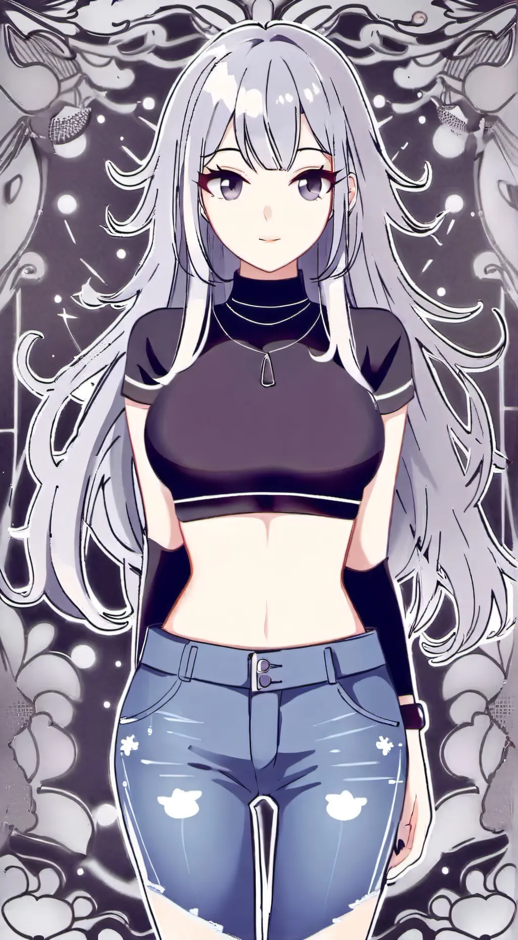 ai character: Lyrics to copy  background