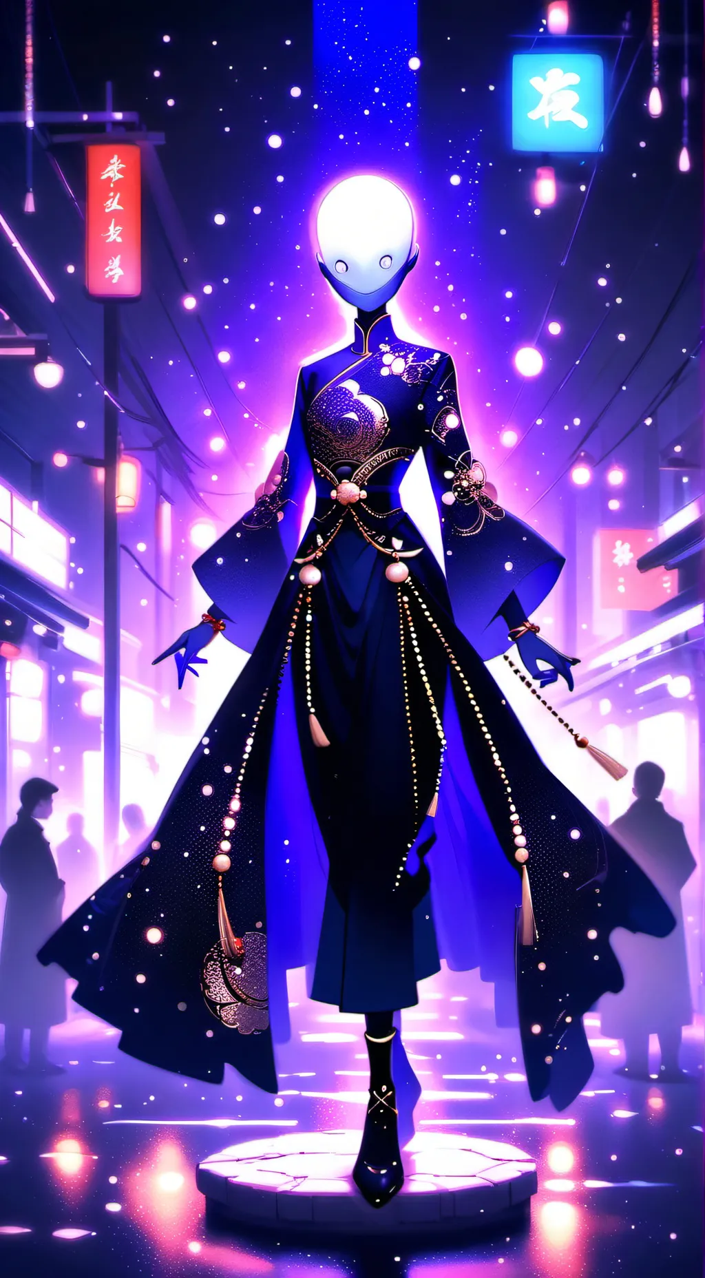ai character: Manikin Mystère background