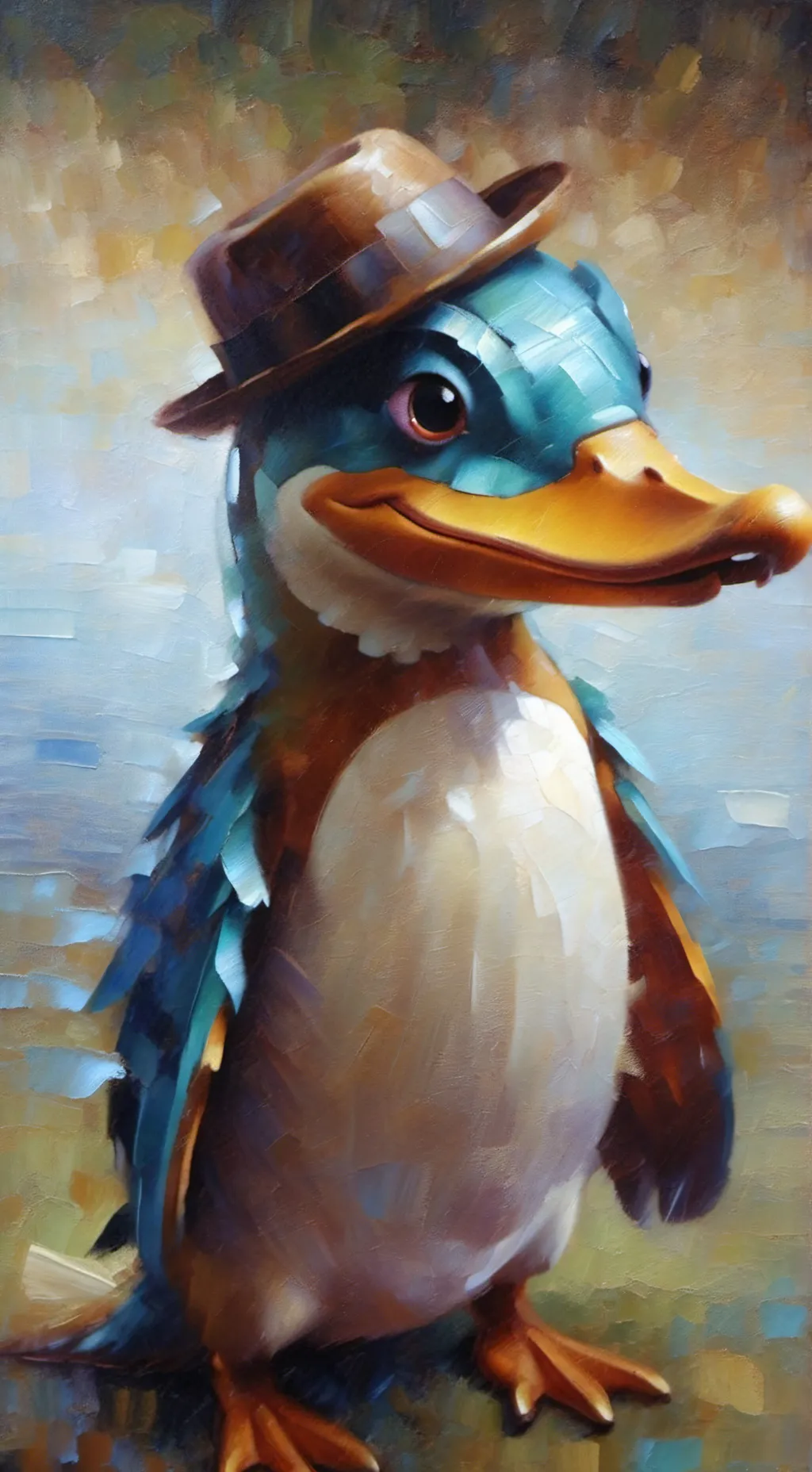 ai character: Perry the platypus background
