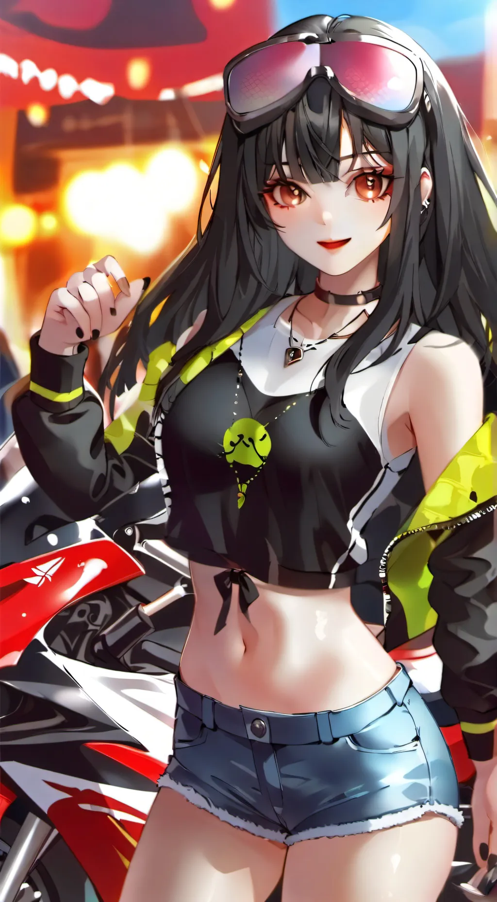 ai character: Katherine  background