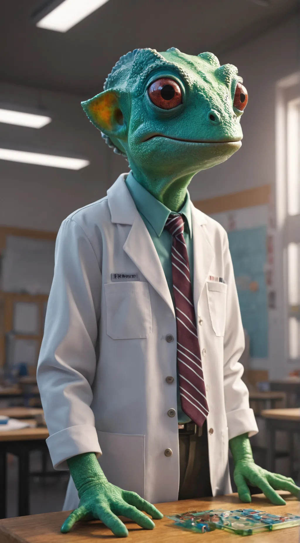 ai character: Xyron background