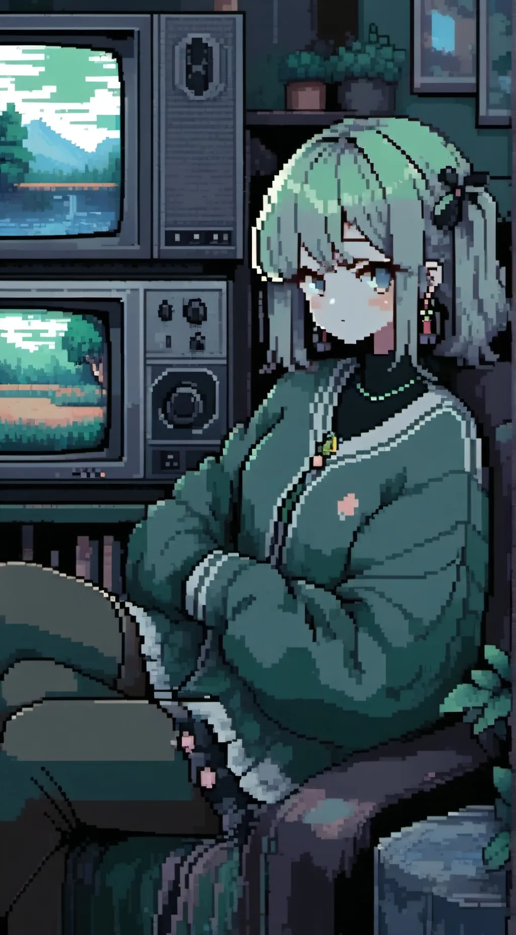 ai character: vee background