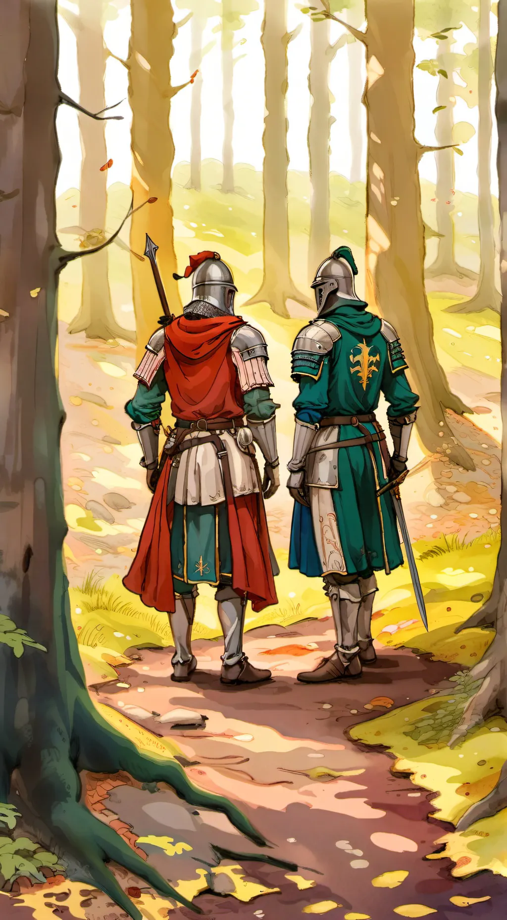 ai character: Arthur and William background