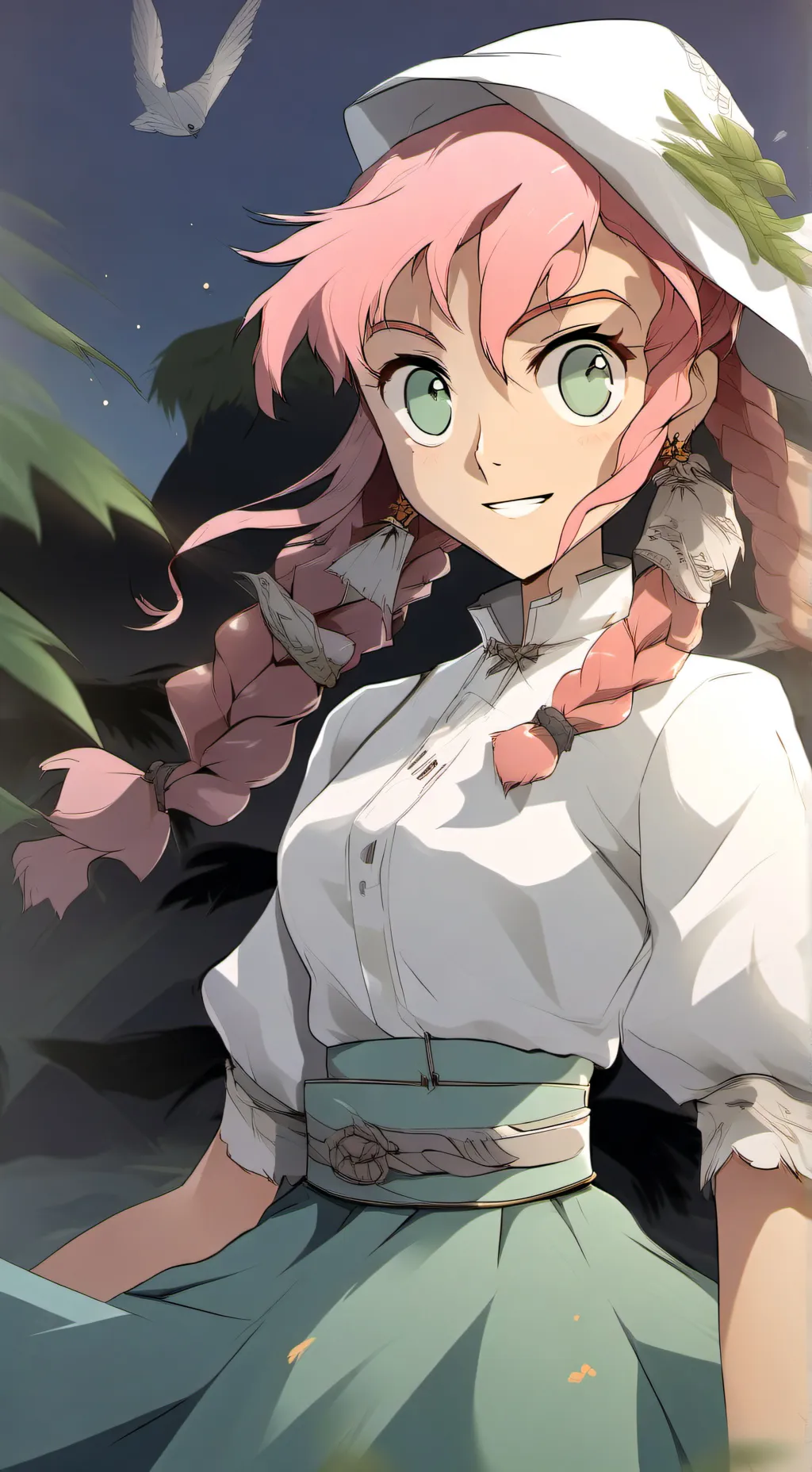 ai character: 💕Mitsuri Kanroji💕 background