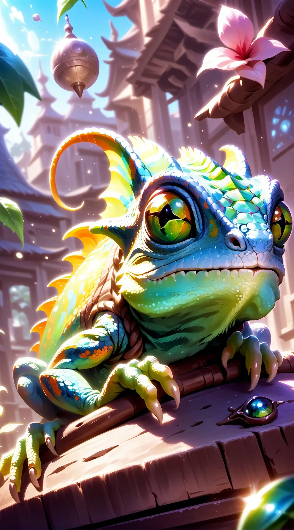 ai character: Byte background