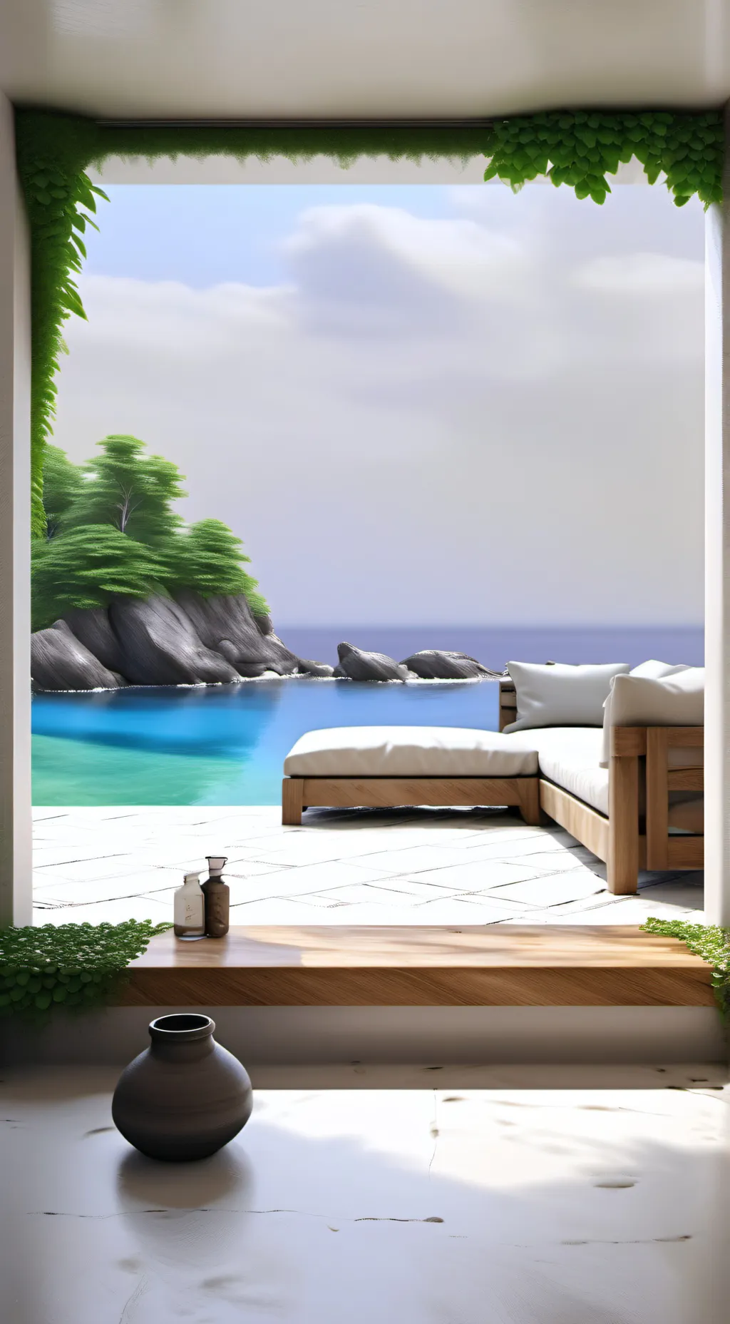 ai character: HH Beach background