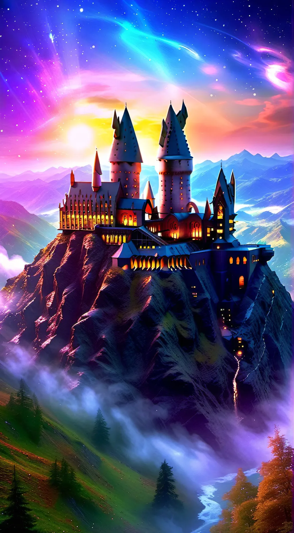 ai character: Hogwarts Future background