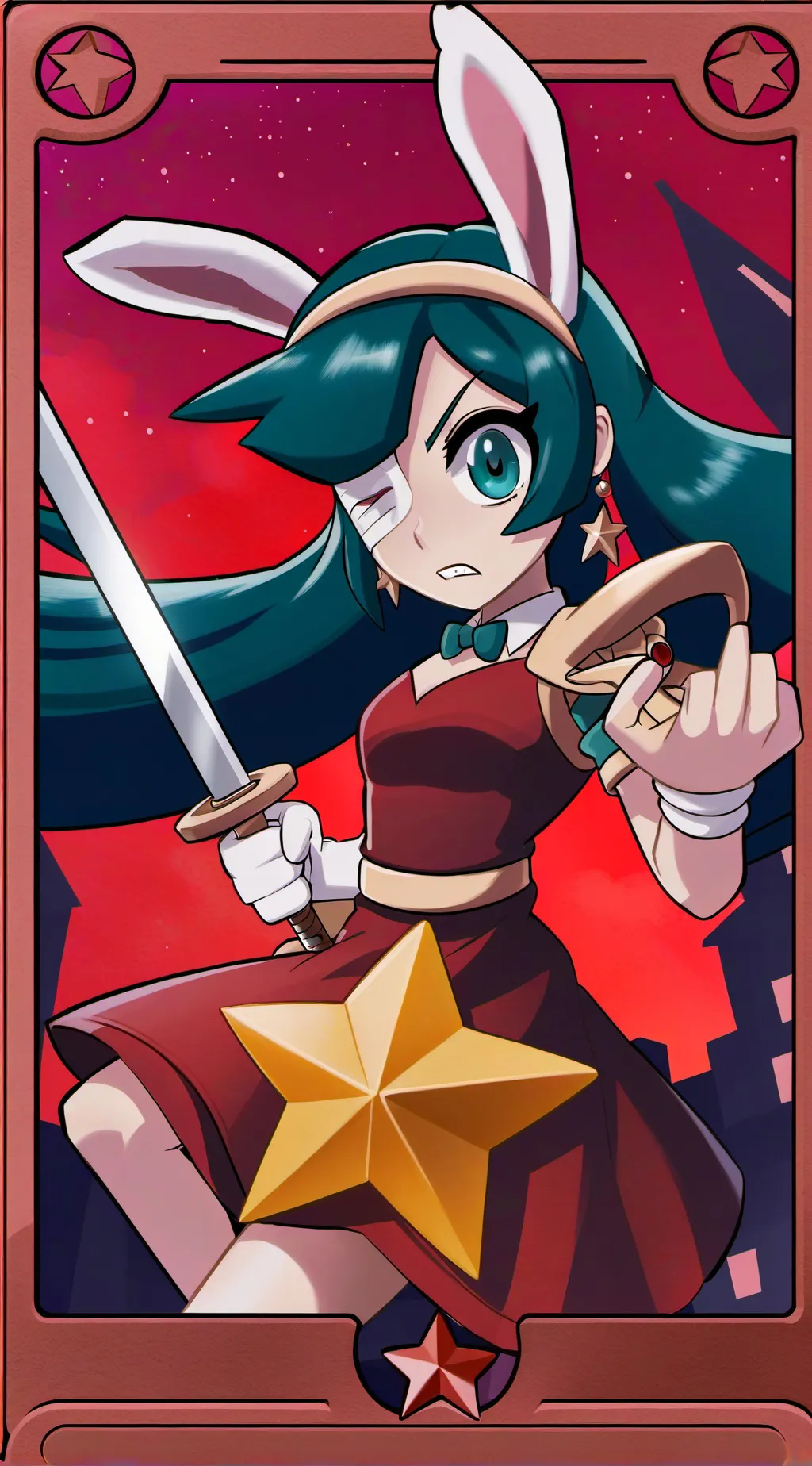 ai character: Annie  background