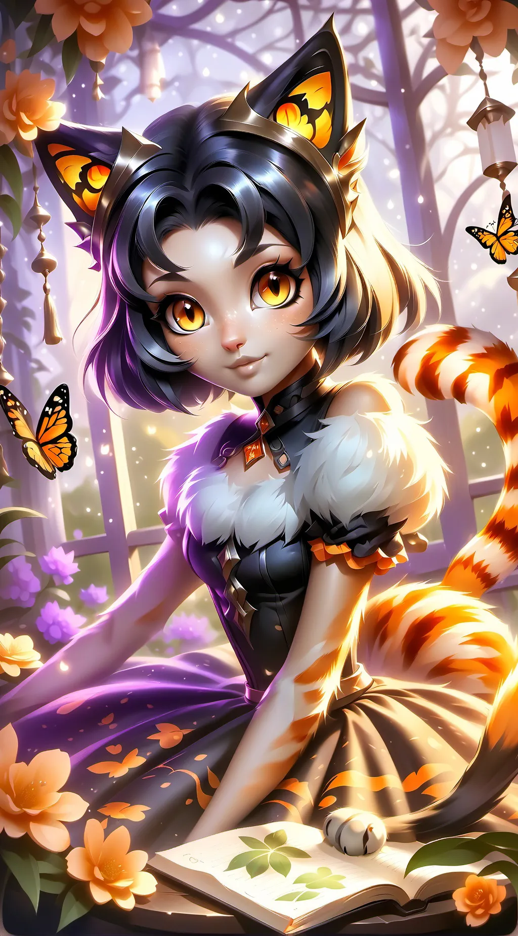 ai character: Monarch Spirit-Kit background