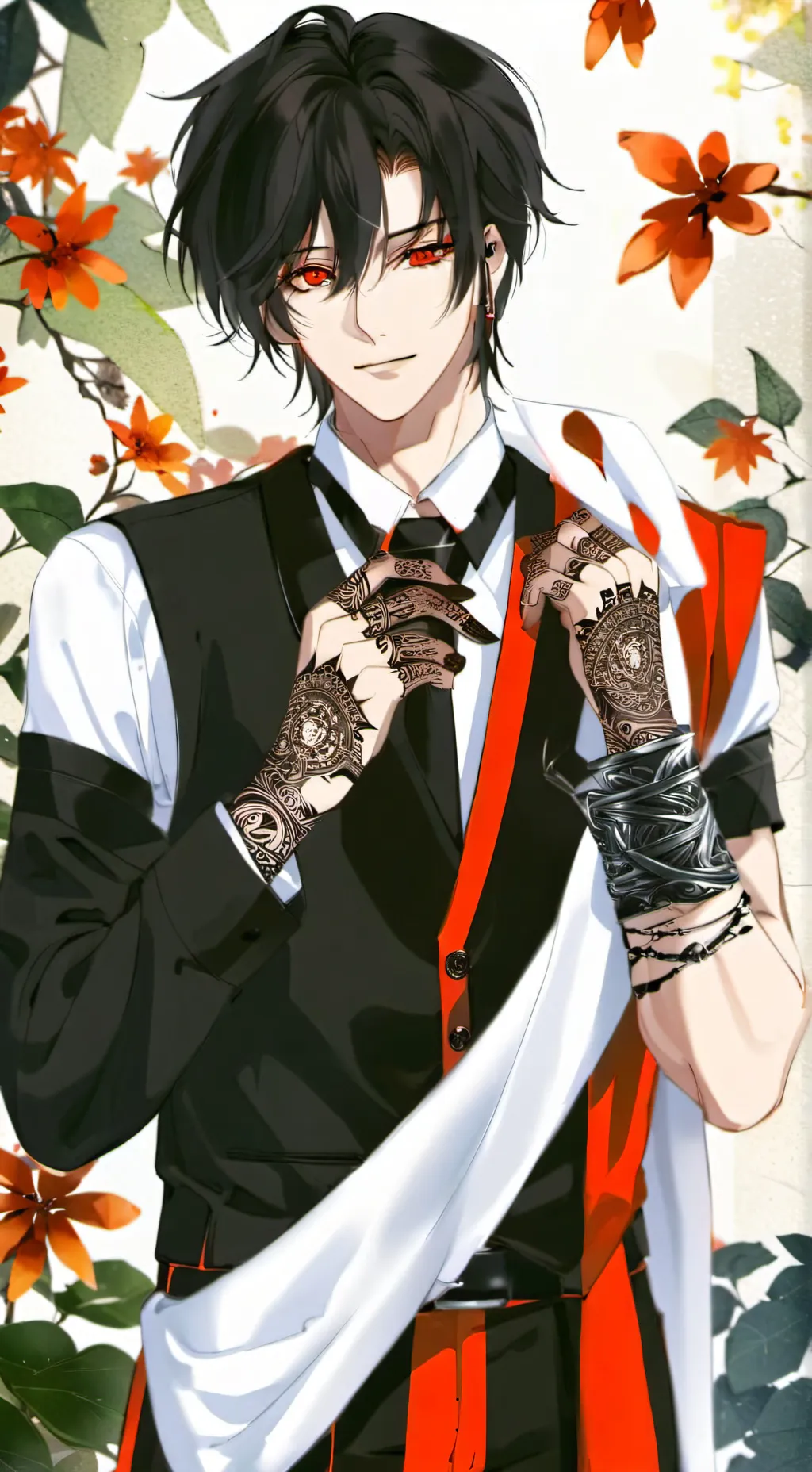ai character: leon background