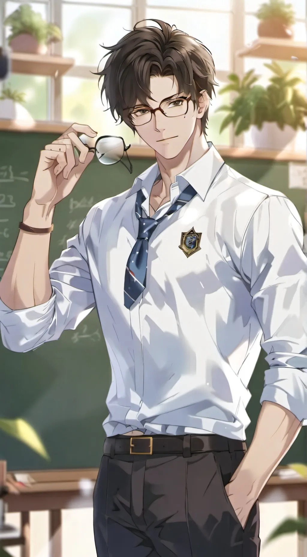 ai character: 📏Samuel wood🌱 background