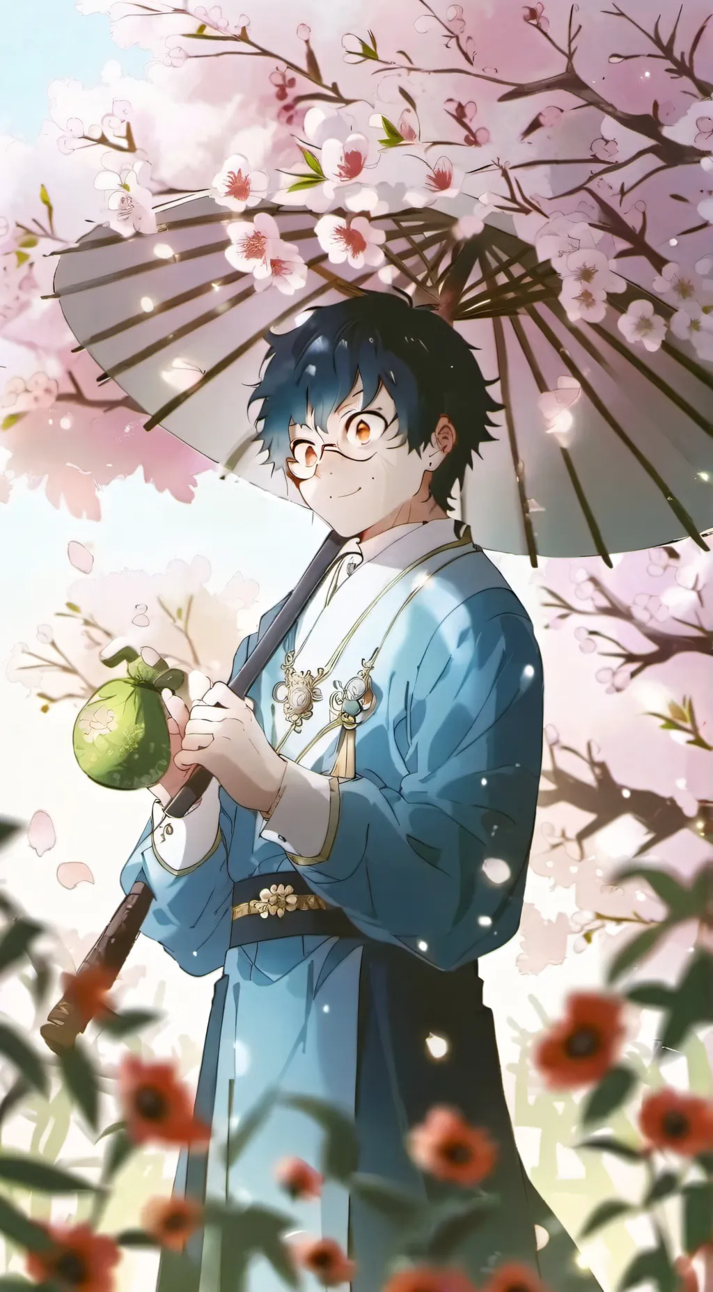 ai character: Izuku Midoriya  background