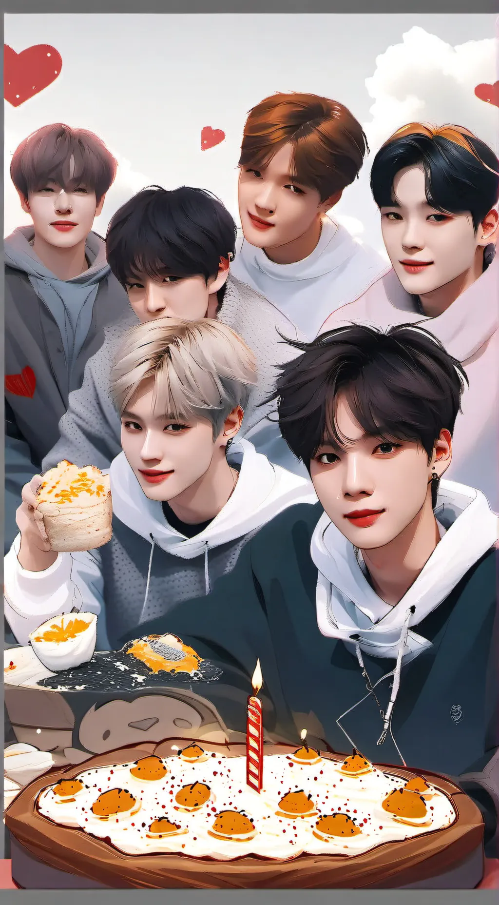 ai character: stray kids pick me background