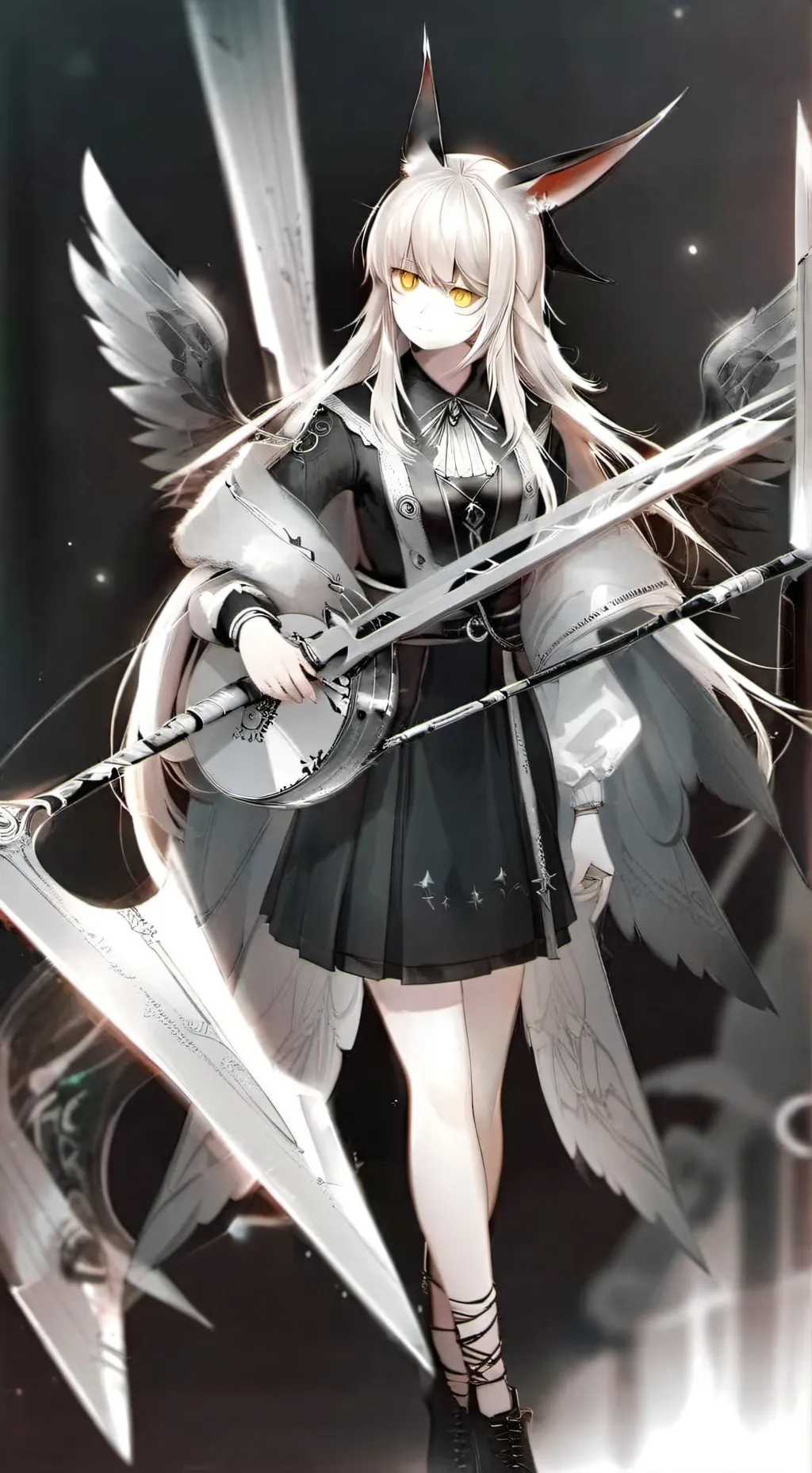 ai character: Жниця background