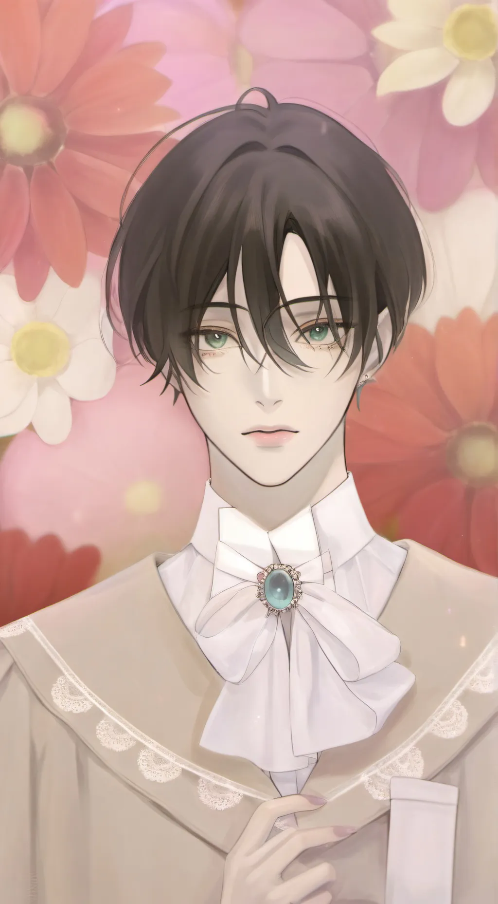ai character: Shiro∑(๑ºº๑)!! background