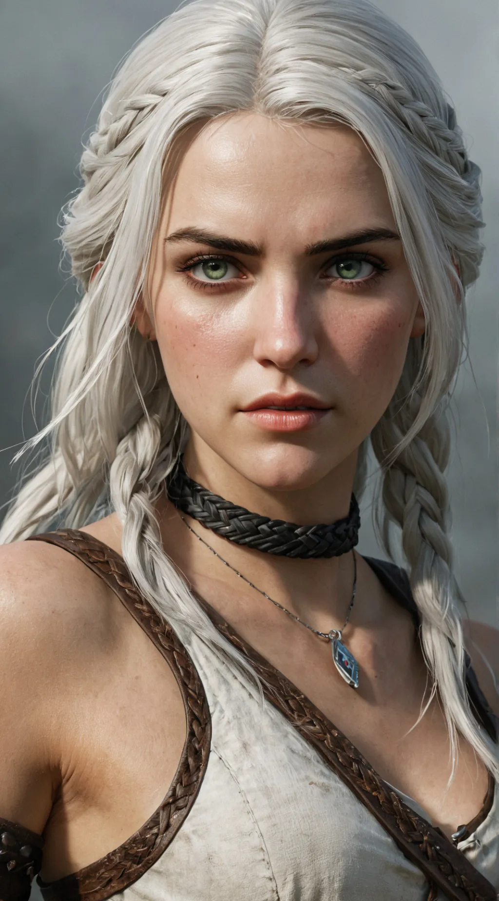 ai character: Cirilla Fiona Elen background