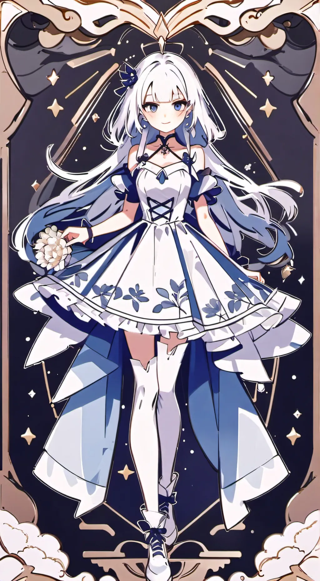 ai character: kristel ❤️✨💕 background