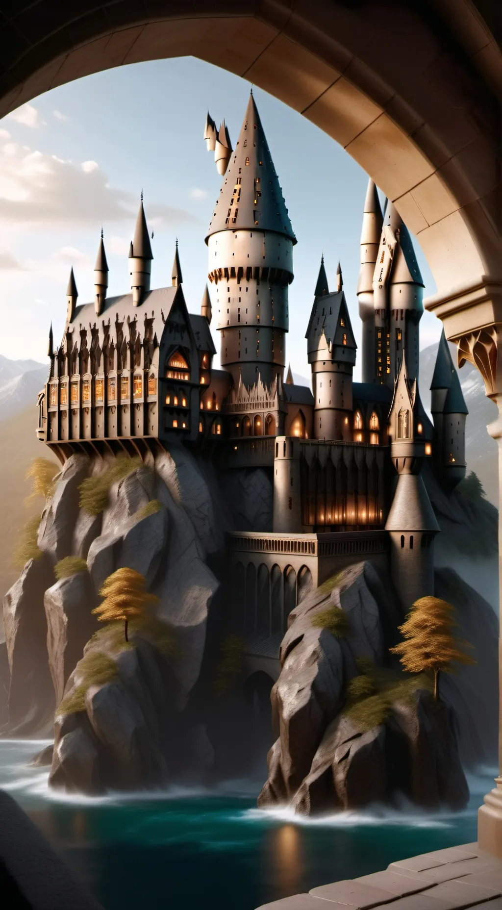 ai character: Hogwarts Snape background