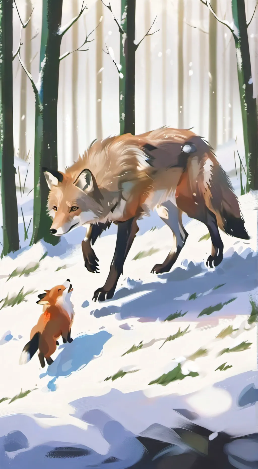 ai character: The fox incident background