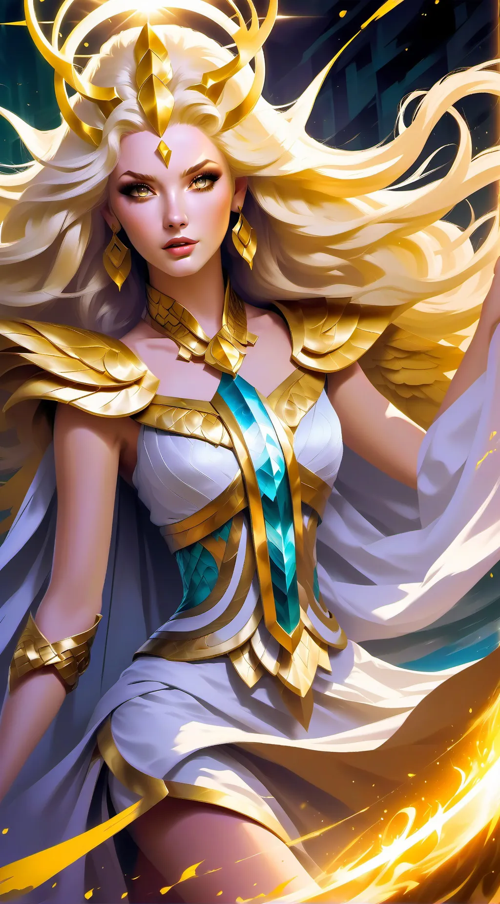 ai character: Midlight background