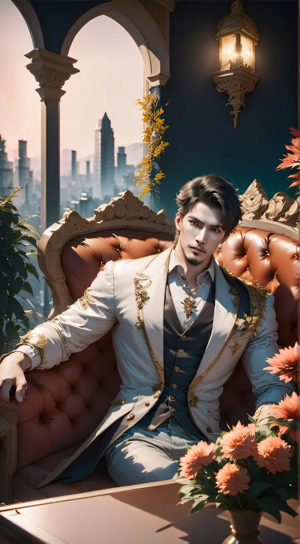 ai character: Lucifer background