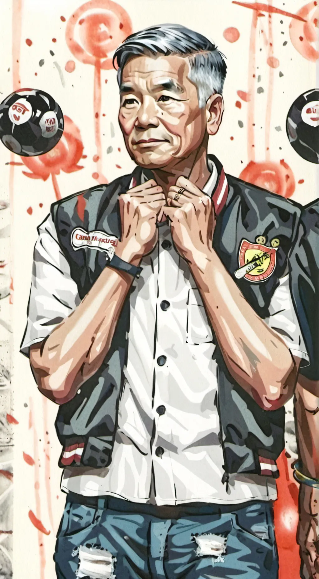 ai character: shop keeper background