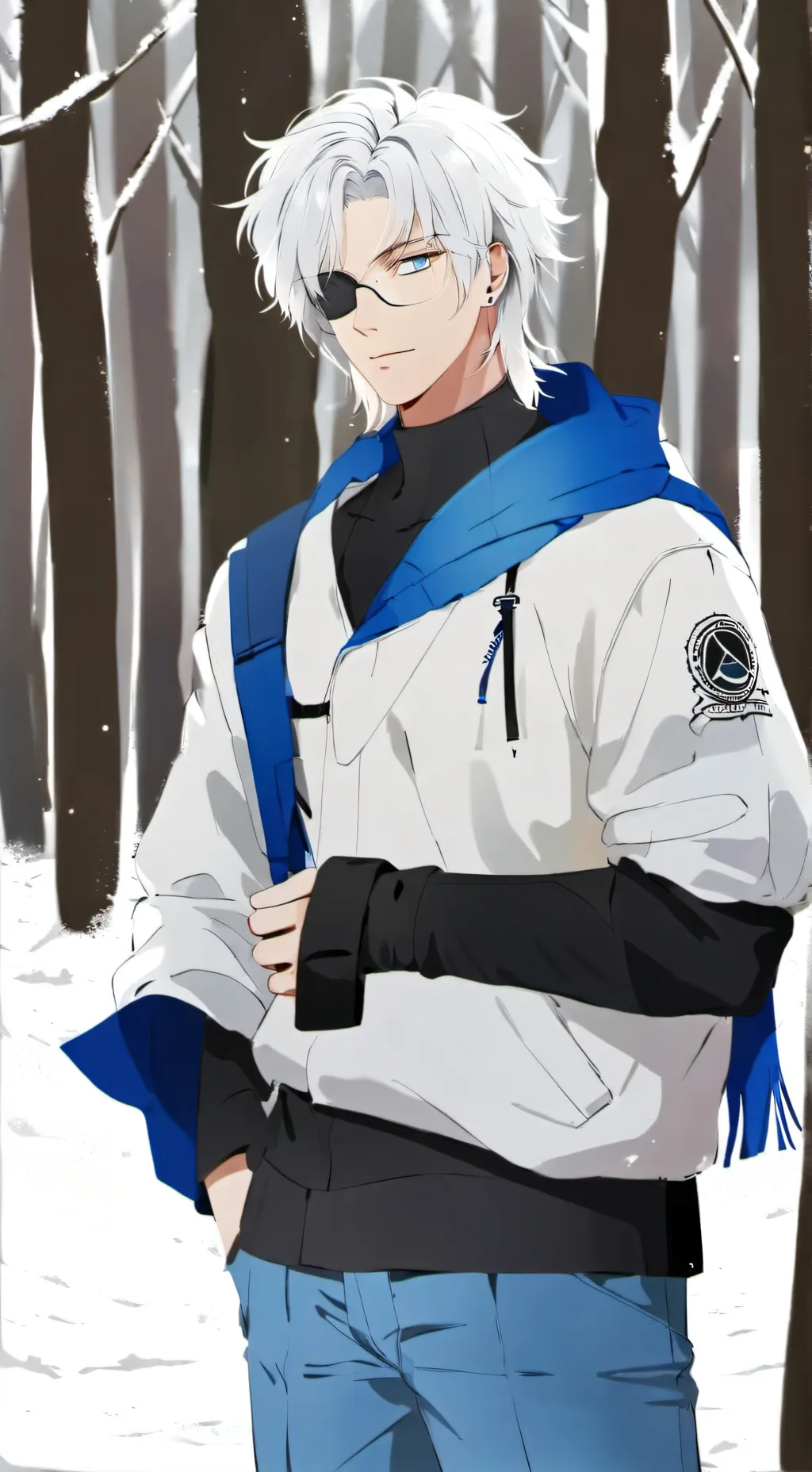 ai character: Gojo Saturo background