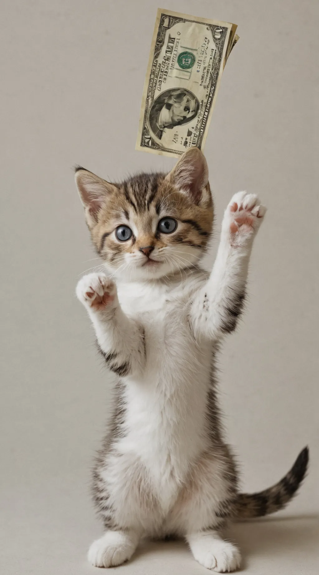 ai character: kitten background