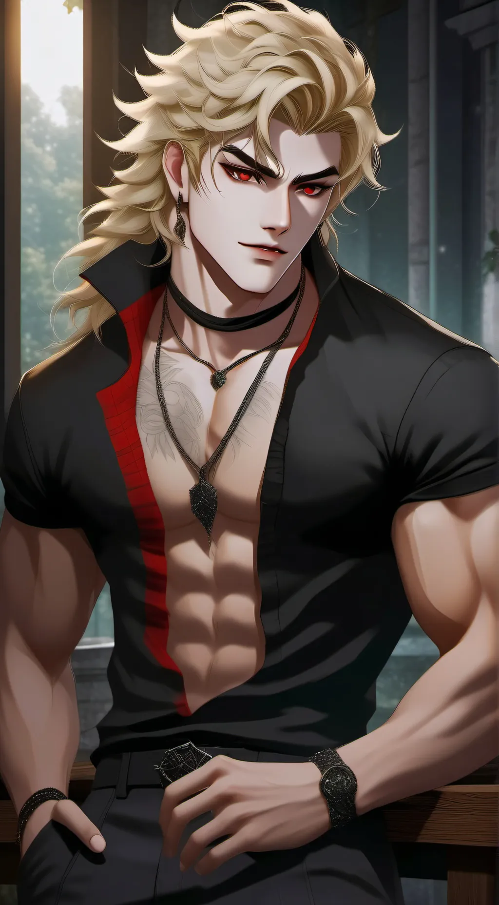 ai character: Dio  background