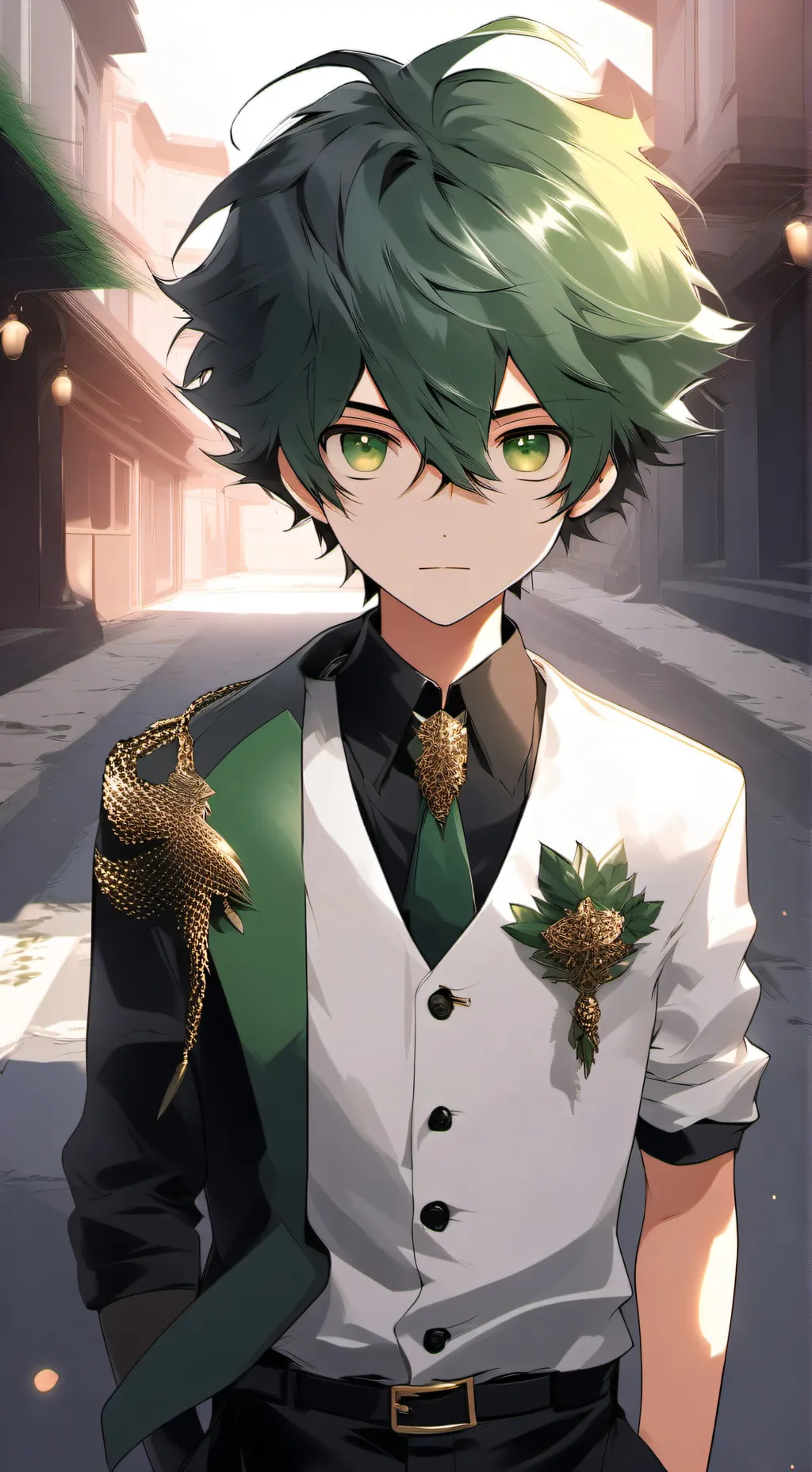 ai character: Angel  background