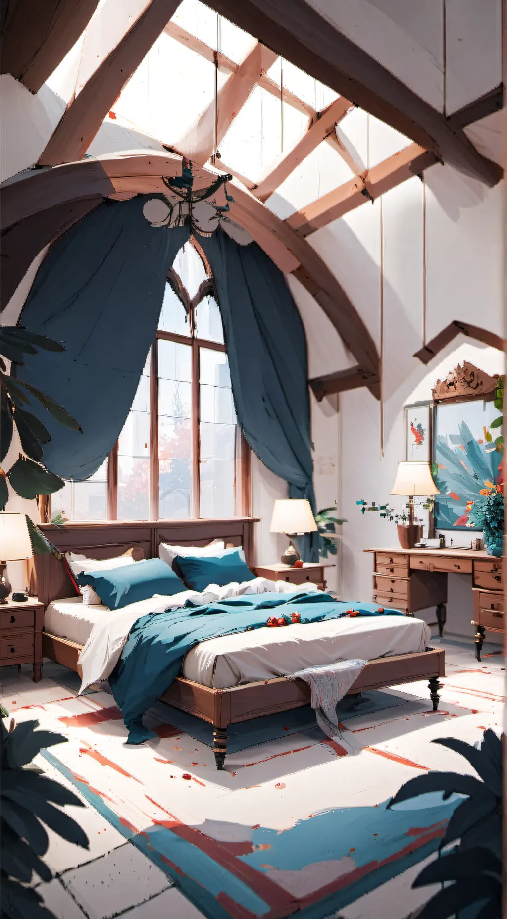 ai character: Pro-Hero-Sleepover background
