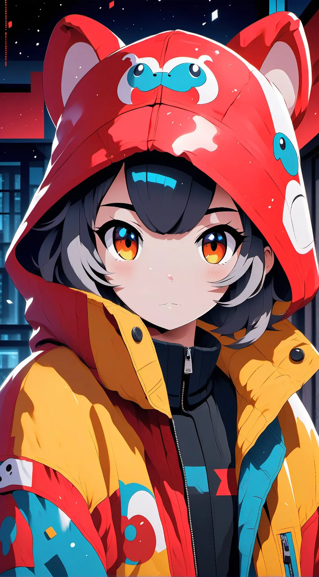 ai character: Vector background