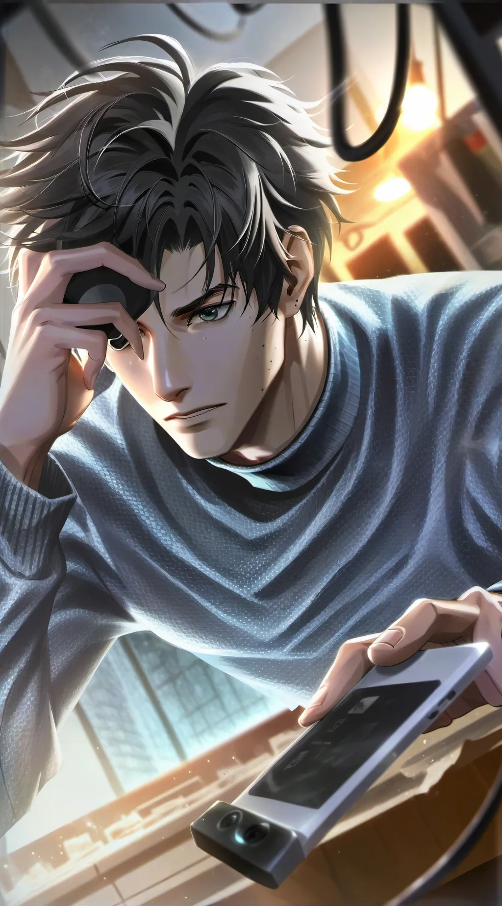 ai character: Adrian background