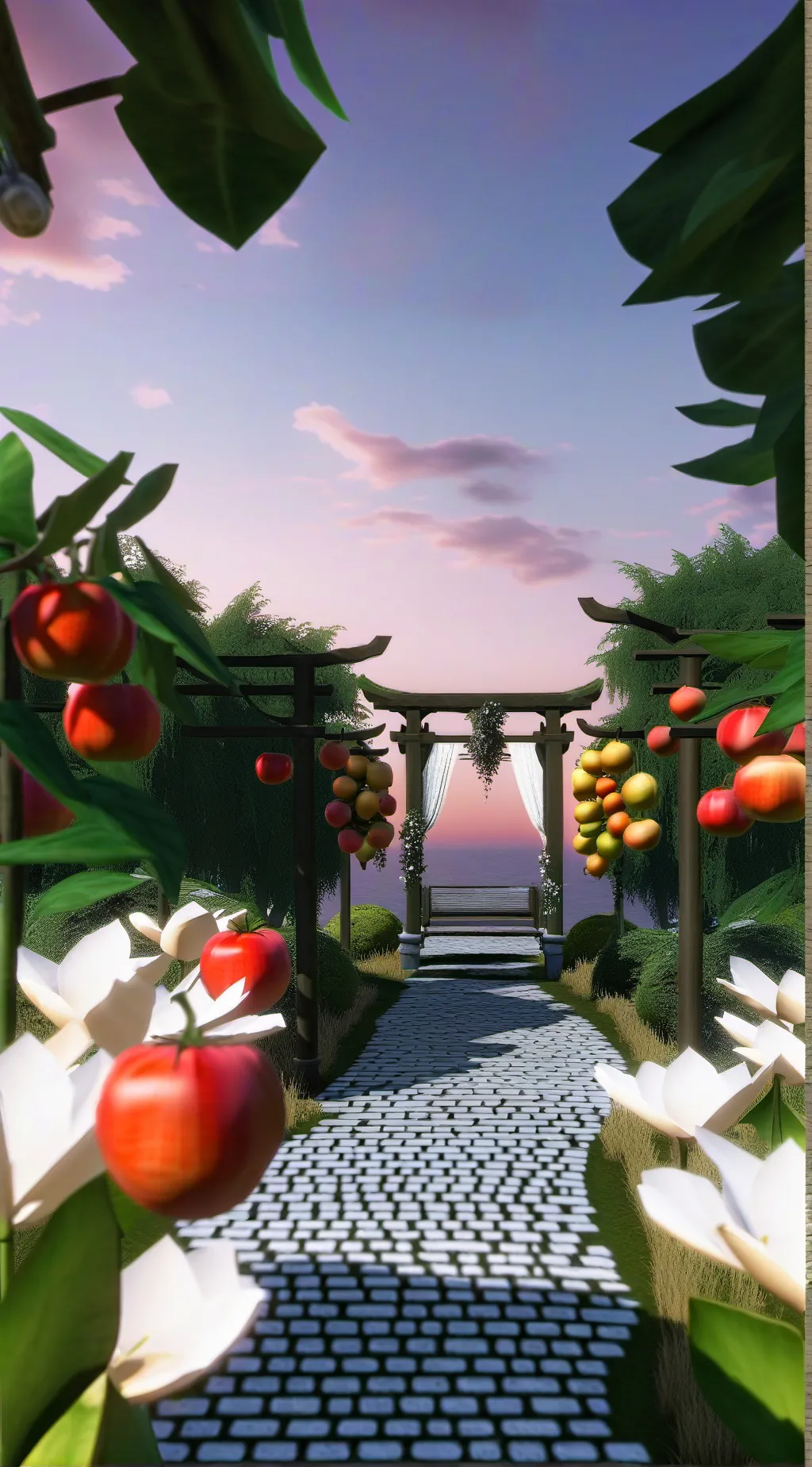 ai character: Grow a garden background
