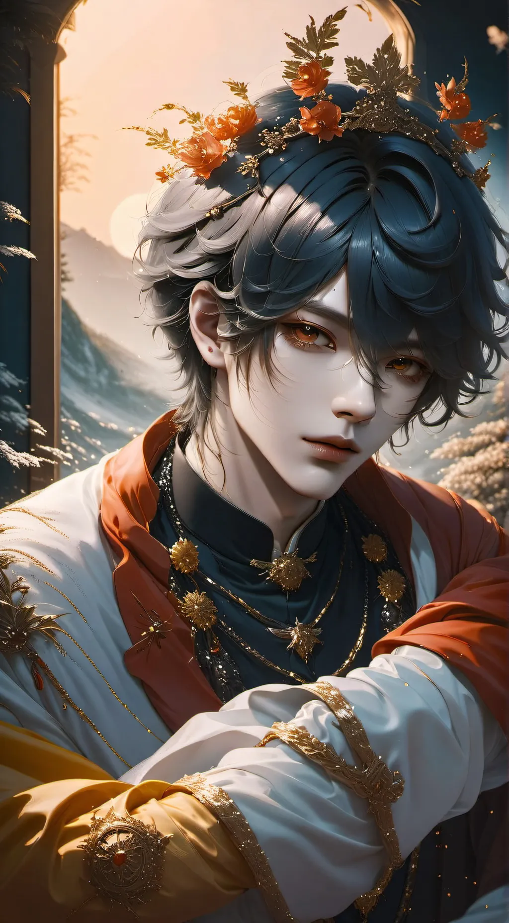 ai character: Майк  background