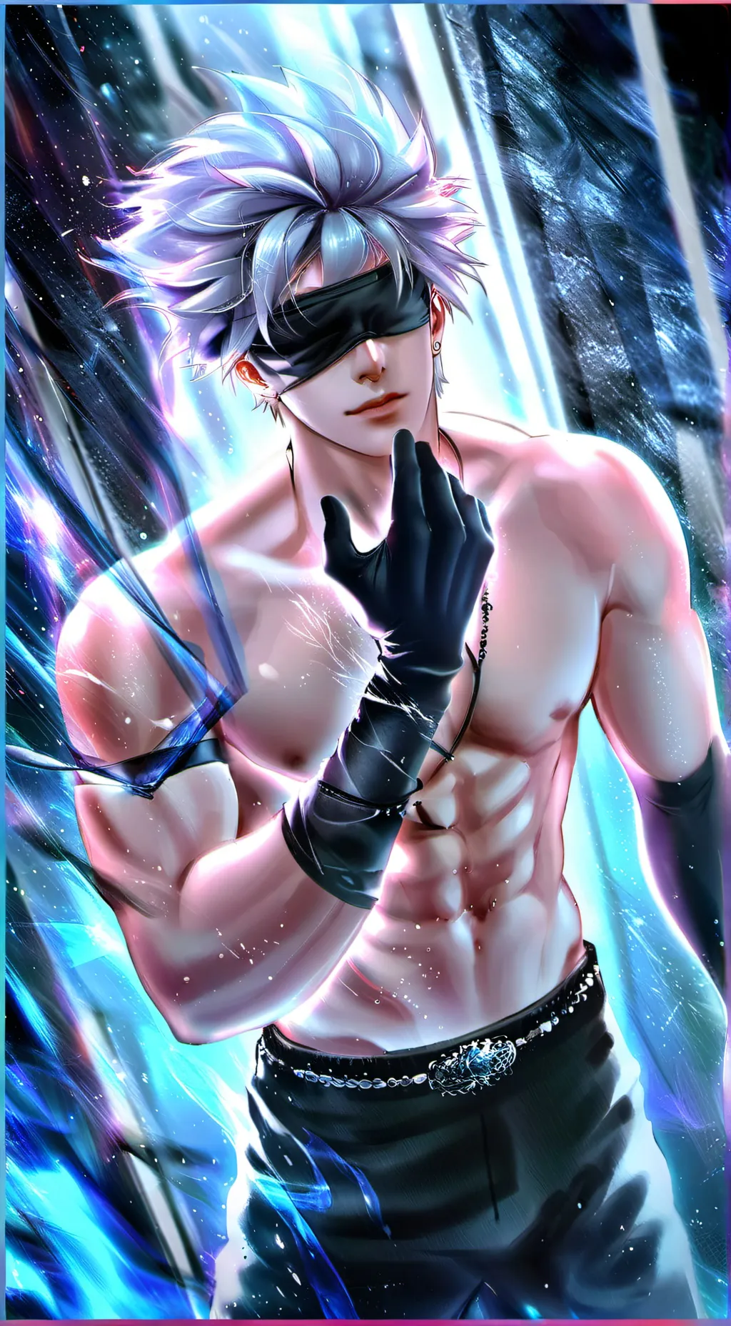 ai character: Gojo Saturo background
