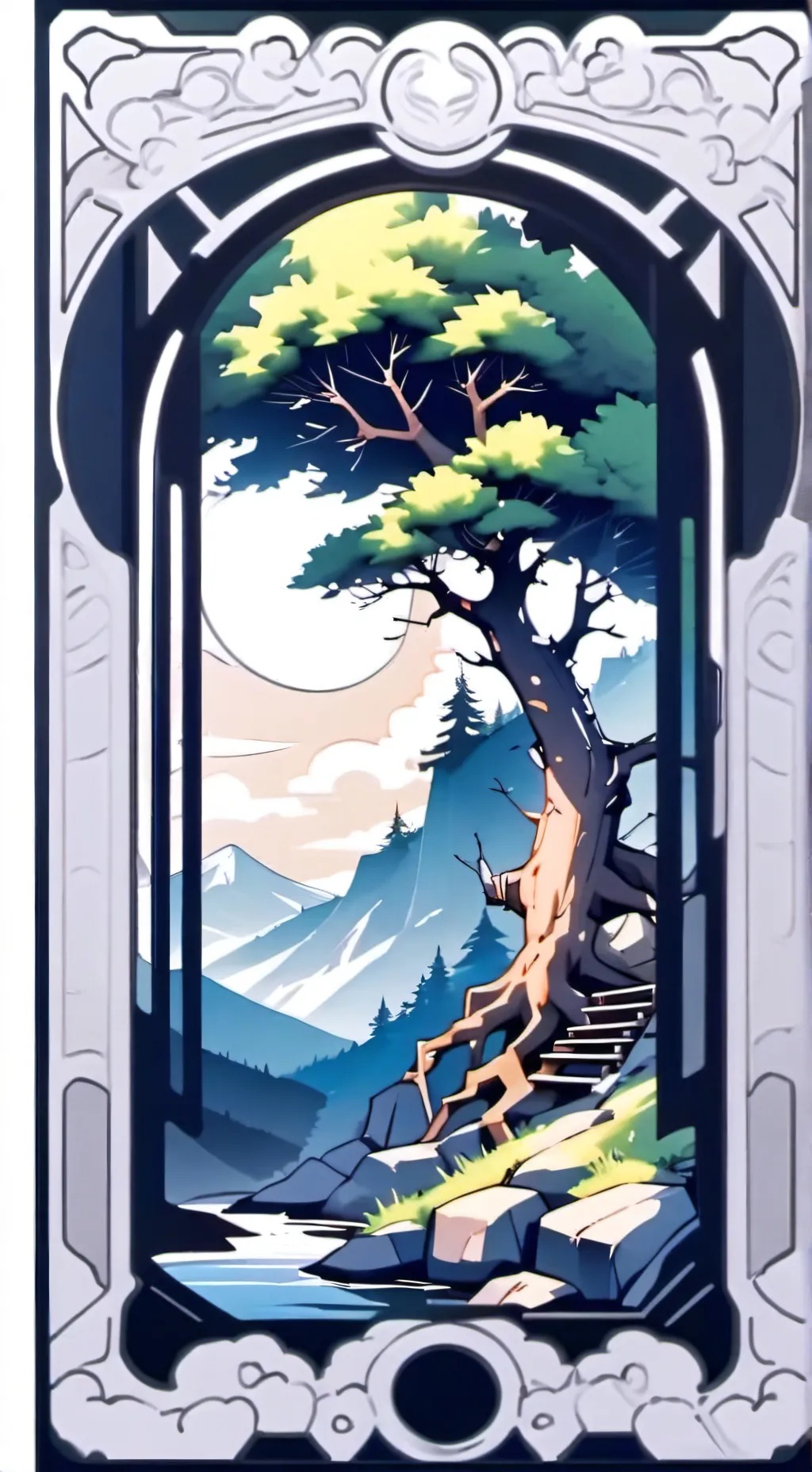 ai character: Forsken:) background